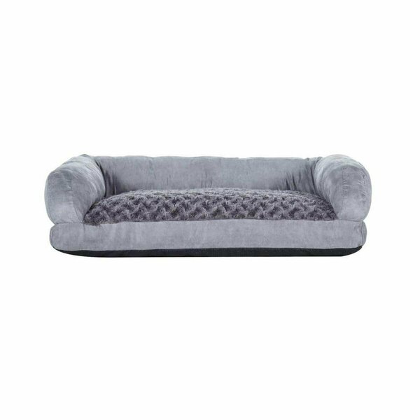 New Age Pet Buddys Memory Foam Dog Bed Cushion, Grey - Large CSH305L